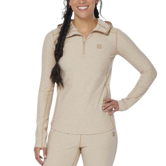 Duluth Trading Alaskan Hardgear Meltwater Pullover Hoodie Layer Neutral Large - Picture 8 of 12